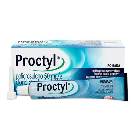 proctyl pomada portugal|Proctyl 50mg/g + 10mg/g pomada 1 bisnaga com menor preço